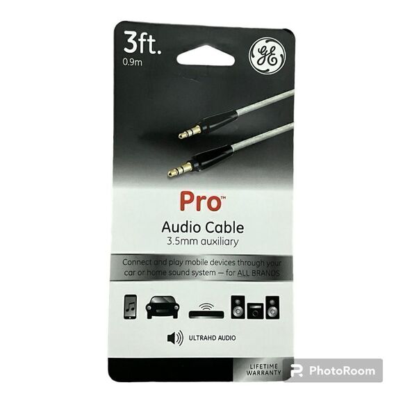 Pro Audio Cable 3.5mm auxiliary NWOT - Picture 1 of 2